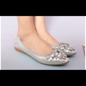 Pointed toe ballet flat